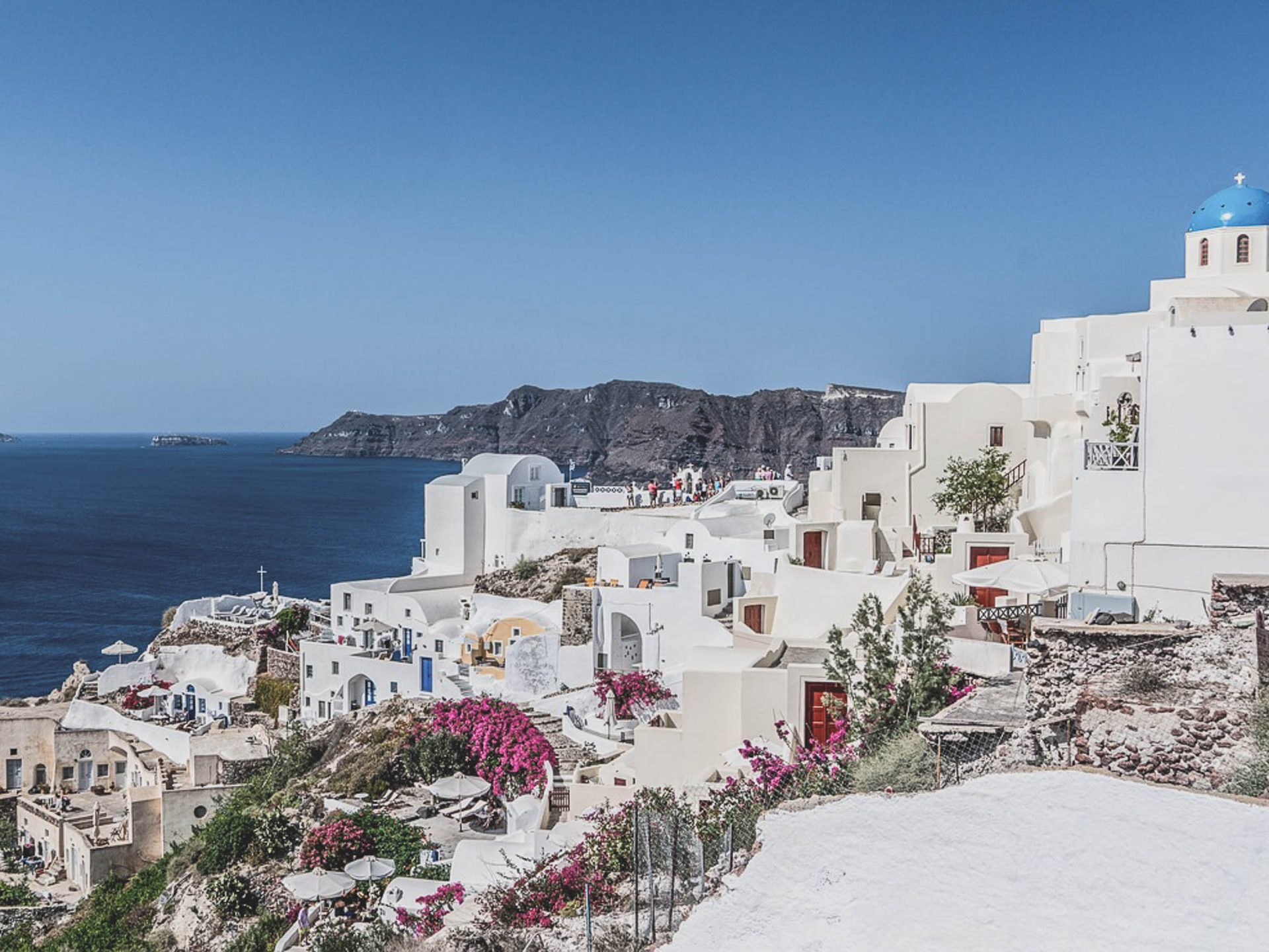 L'île de Santorin en Grèce