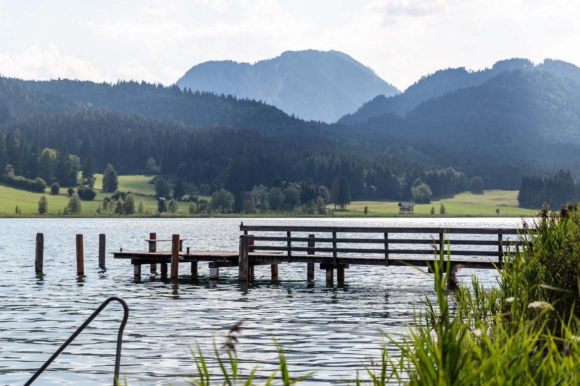 road trip alpes bavaroises autrichiennes lac Weissensee