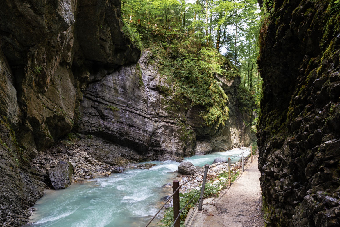 road trip alpes bavaroises autrichiennes gorges partnachklamm
