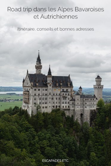 road trip alpes bavaroises autrichiennes chateau neuschwanstein